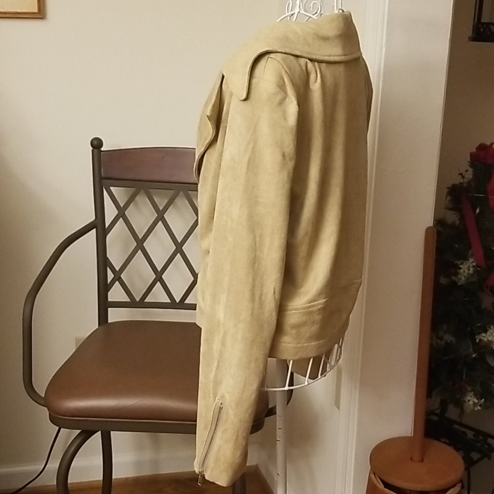 Microsuede Tan Jacket - image 6
